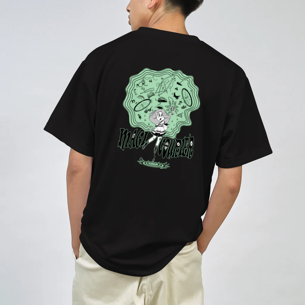 nidan-illustrationの“MAGI COURIER” green #2 ドライTシャツ