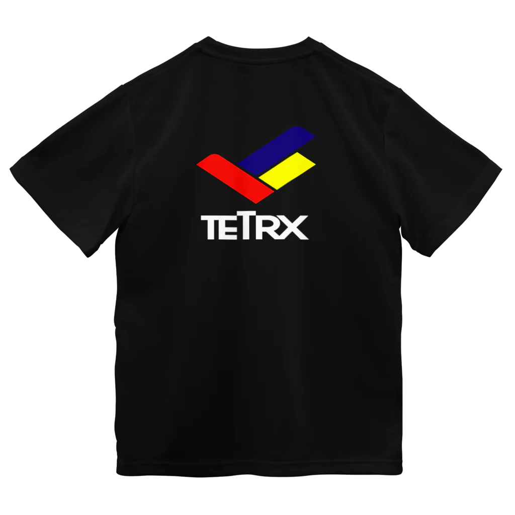 リジット・モータースポーツのTETRX透過ロゴ紺 Dry T-Shirt