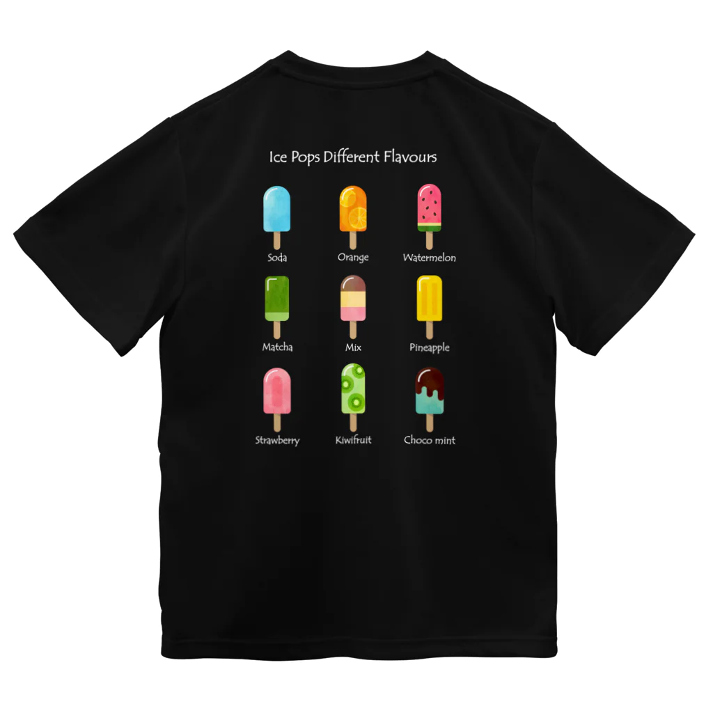 kg_shopの[★バック] アイスキャンディー (濃色Tシャツ専用) ドライTシャツ