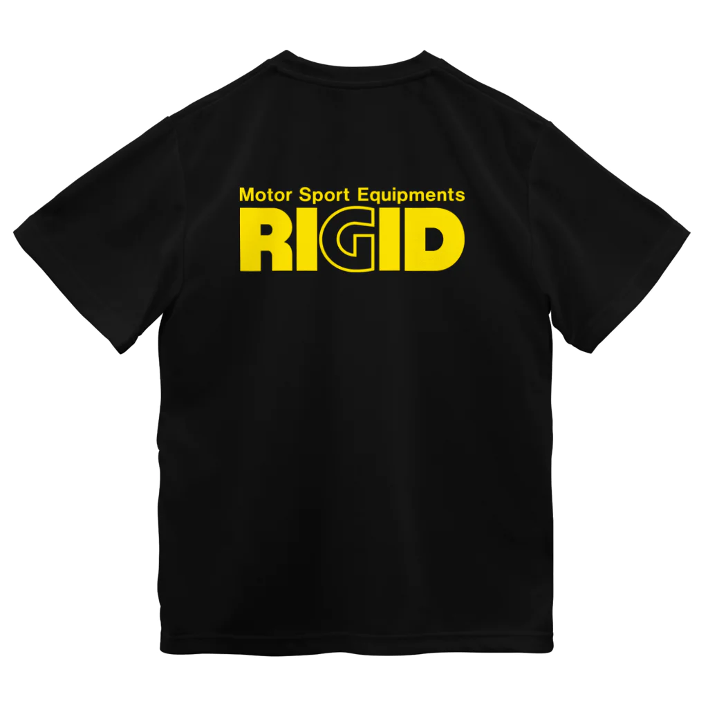 リジット・モータースポーツのRIGID黄 Dry T-Shirt