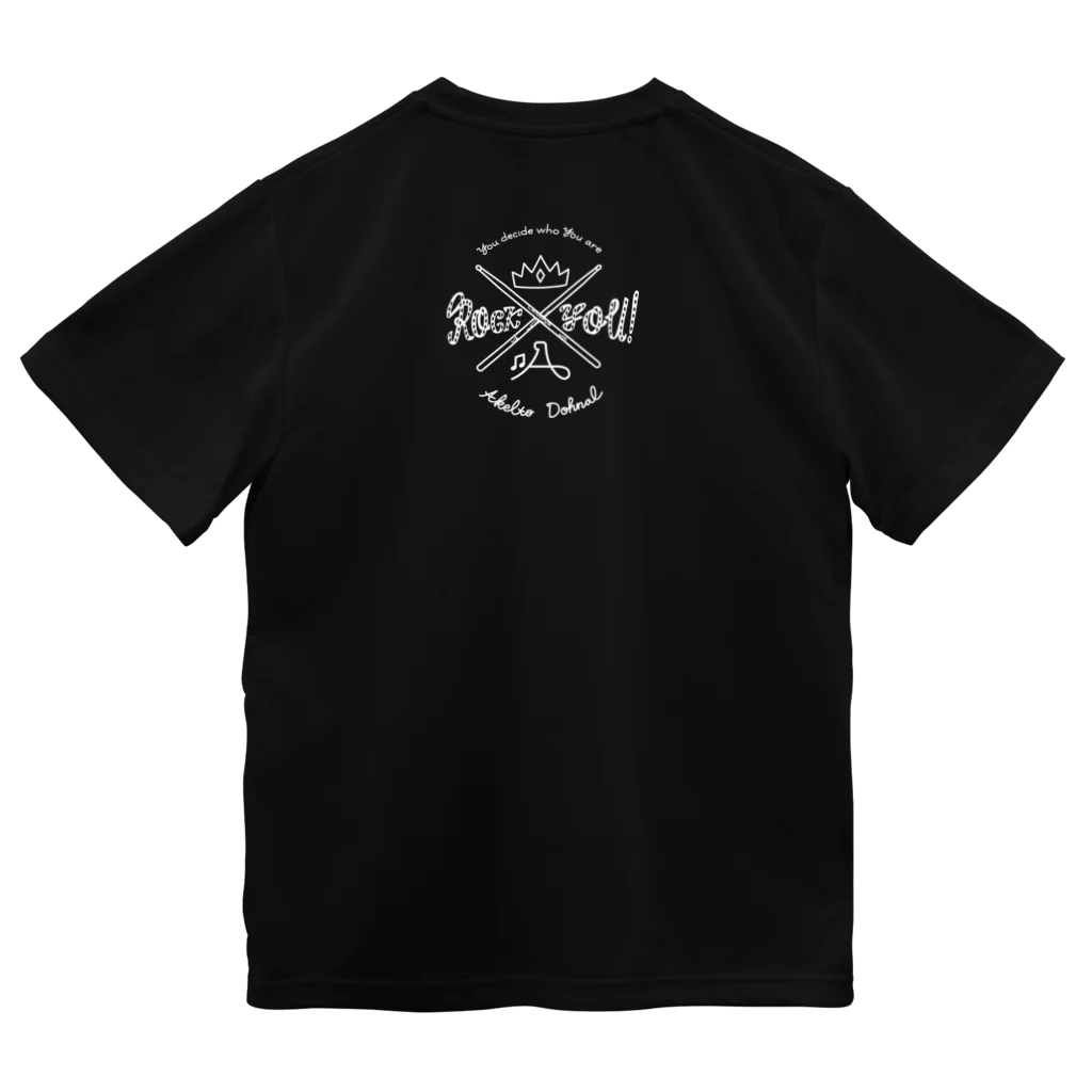 Akelto Dohnal の【new】ROCK YOU! (ロックユー！) 白線ver. ドライTシャツ