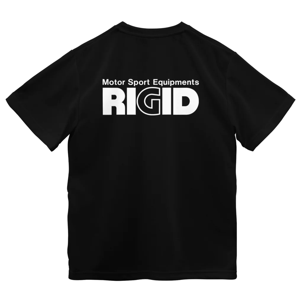 リジット・モータースポーツのALPHA白-RIGID白 Dry T-Shirt
