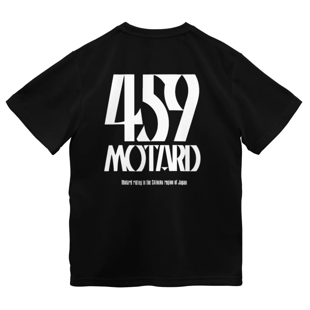 459MOTARDの459.backprint ドライTシャツ