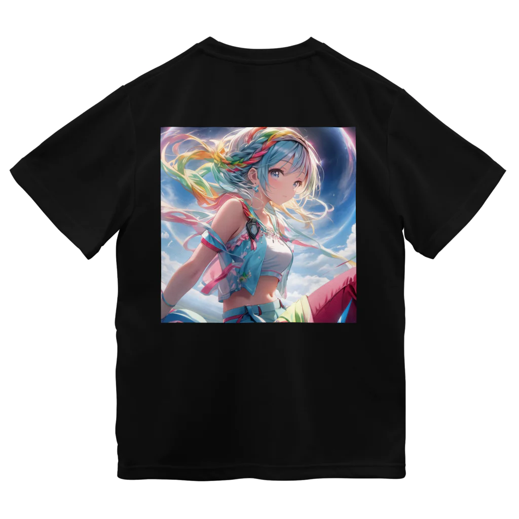 かわいい娘ショップのレインボウ娘 Dry T-Shirt