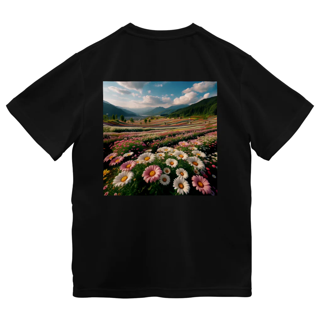 two_three_on_MINDのデイジーフラワー ドライTシャツ