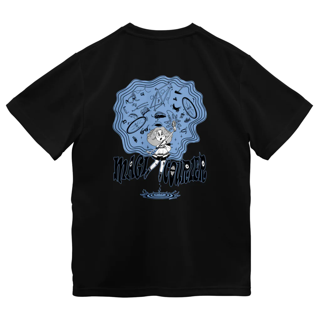 nidan-illustrationの“MAGI COURIER” blue #2 ドライTシャツ