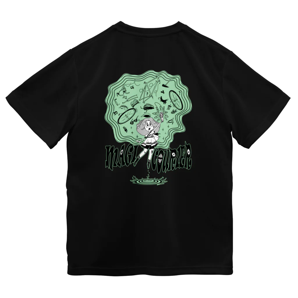 nidan-illustrationの“MAGI COURIER” green #2 ドライTシャツ