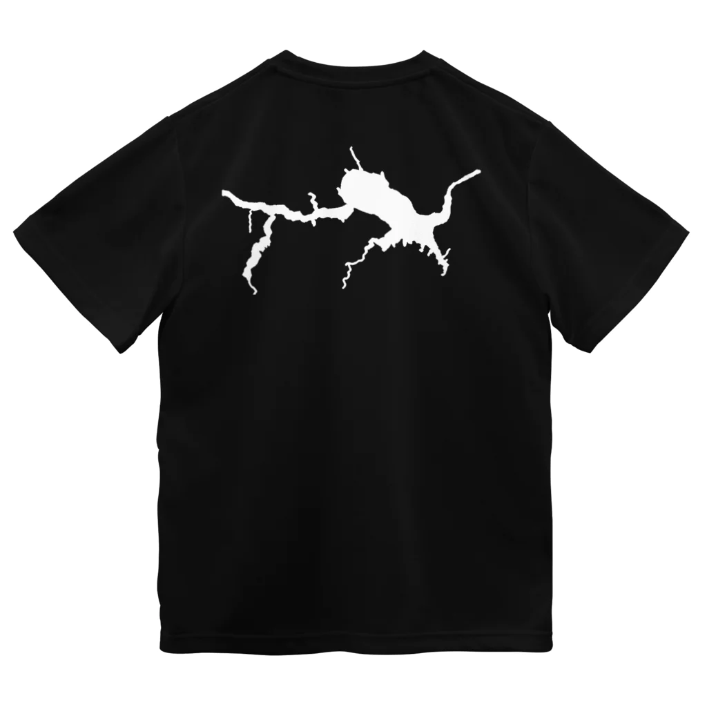 バス釣りの時のサガミコ　ドライTシャツ ホワイトイメージ Dry T-Shirt