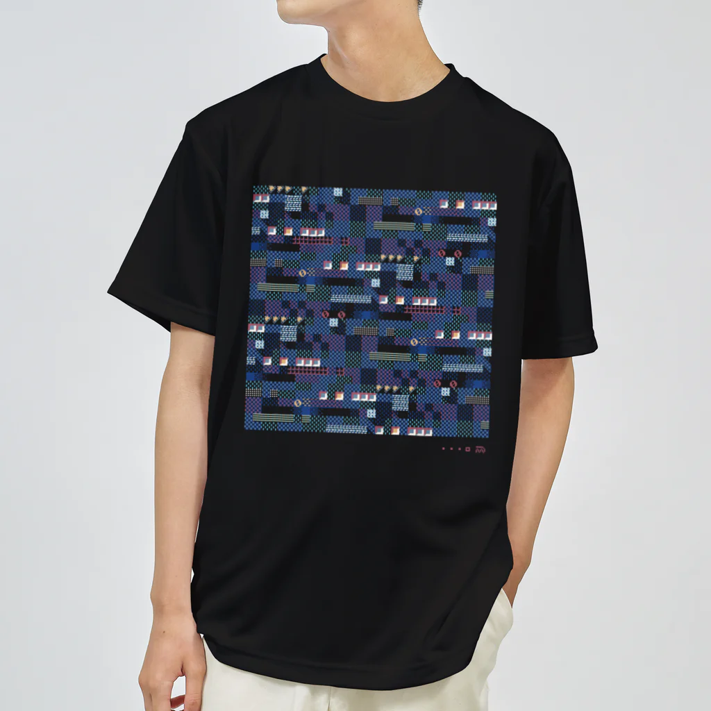 m7kenjiのpixelTextilePattern_01 ドライTシャツ