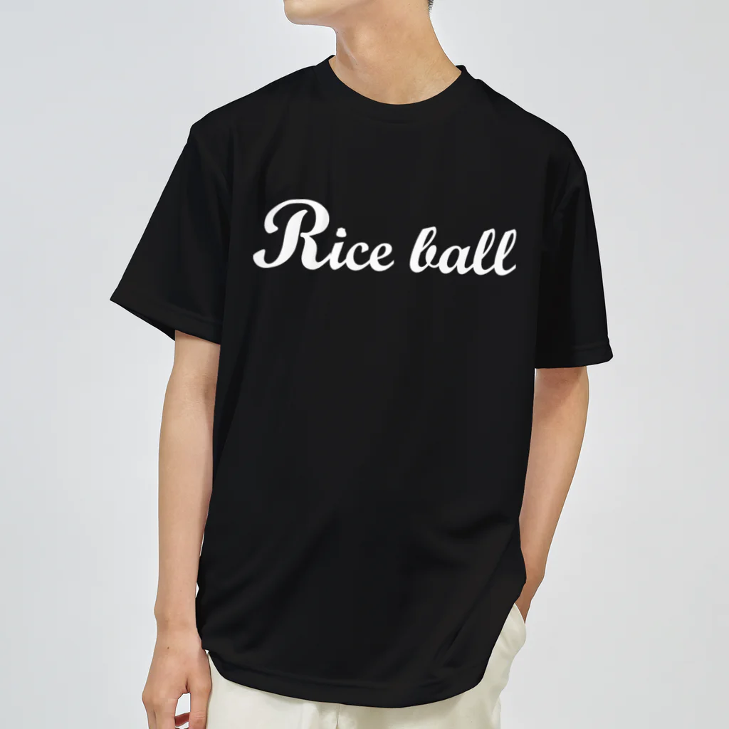 MUSUTCH（むすっち） SHOPの「Riceball」白ロゴドライTシャツ ドライTシャツ