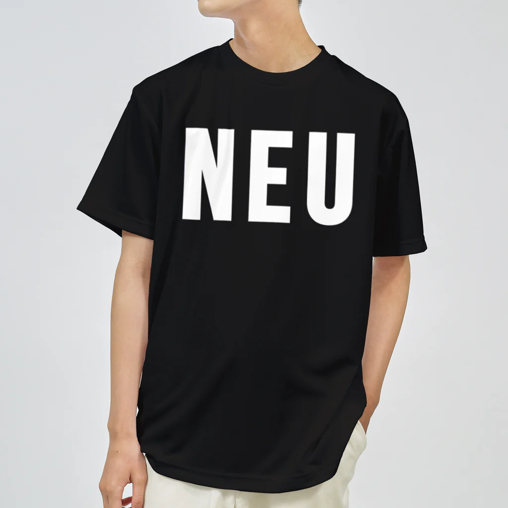 0.00%VEGAN SHOPの「NEU」（白文字） ドライTシャツ