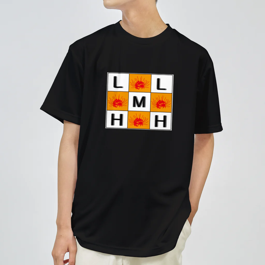 リコリス・曼珠沙華・ヒガンバナのL.M.Hロゴ2 ドライTシャツ