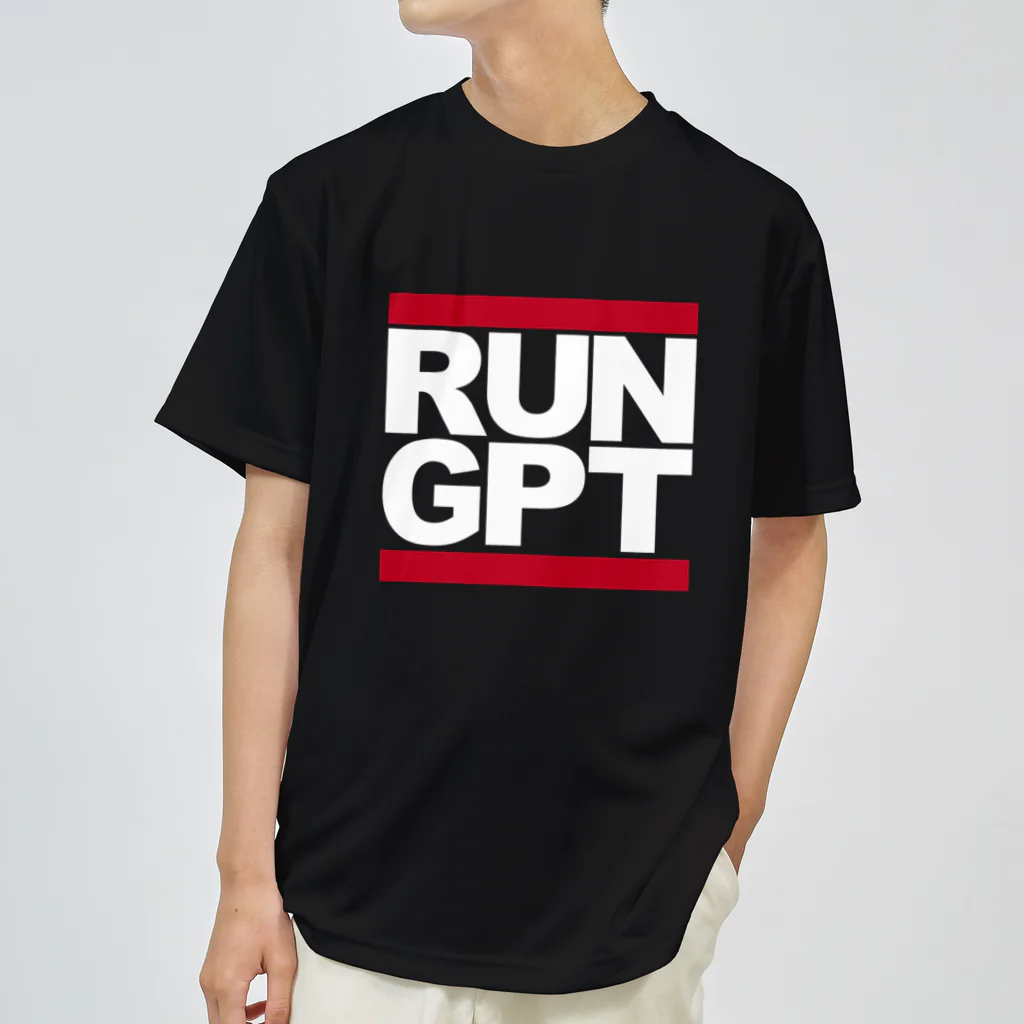 Geeky Parody TeeのRUN-GPT ドライTシャツ