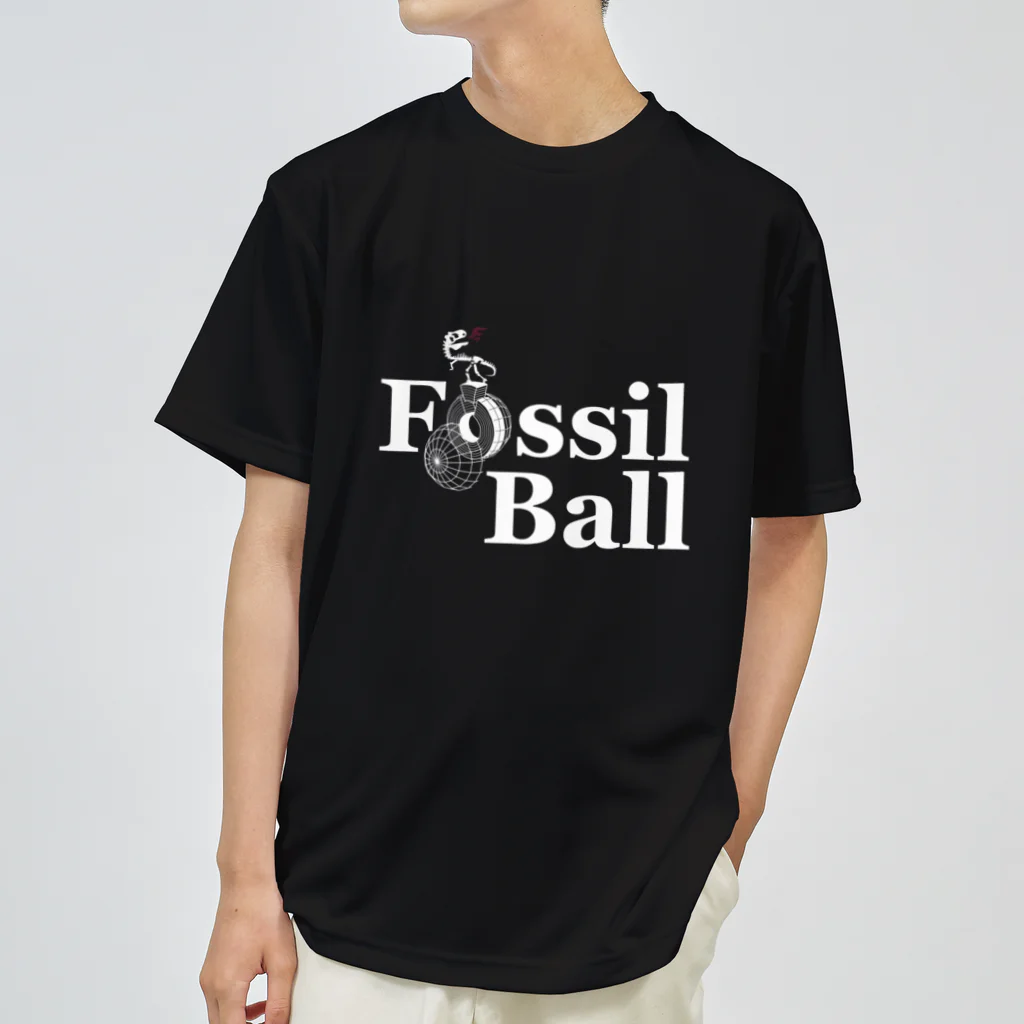 FossilBallのFossil Ball logo ドライTシャツ