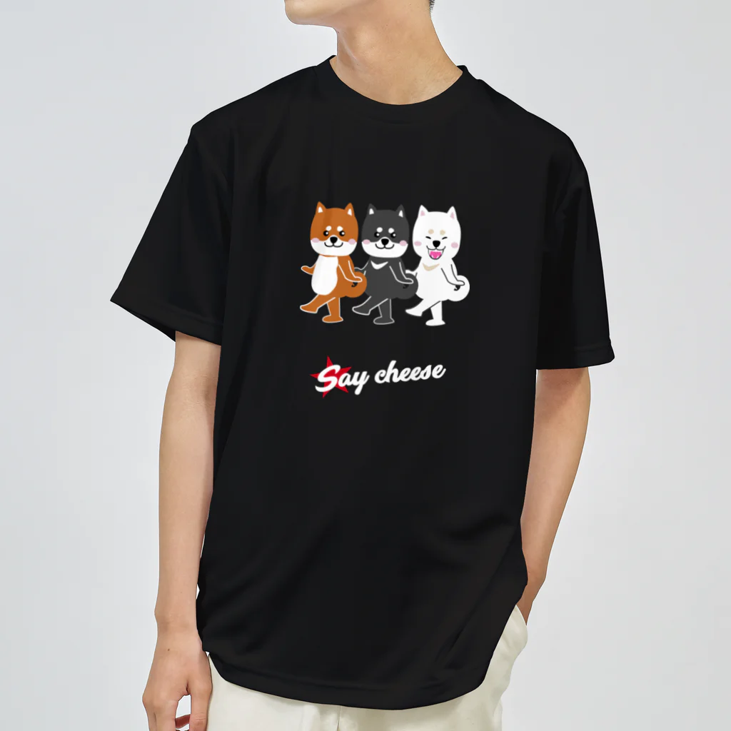 しっぽ堂のSay cheese ドライTシャツ