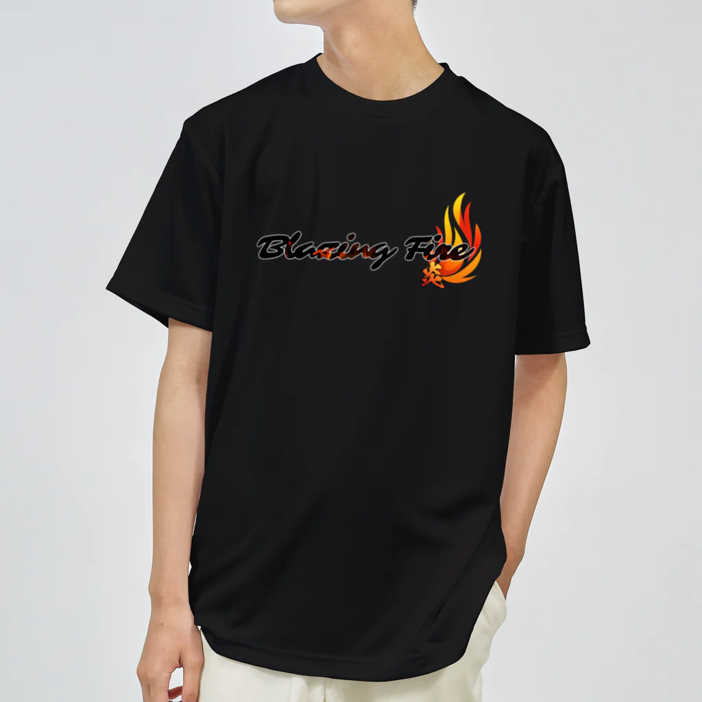 ArayashikI_Japanの炎-Blazing Fire-【濃色系アパレル】 ドライTシャツ