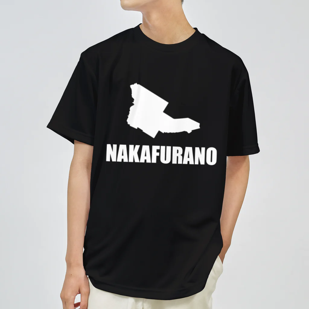 なかふらの屋さん【北海道中富良野町専門店】のNAKAFURANO おおきいロゴ 白ver. ドライTシャツ