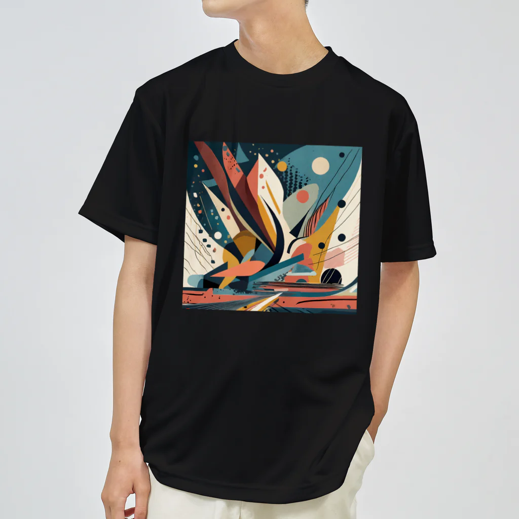 のんびりアート工房のガラクタアート ドライTシャツ