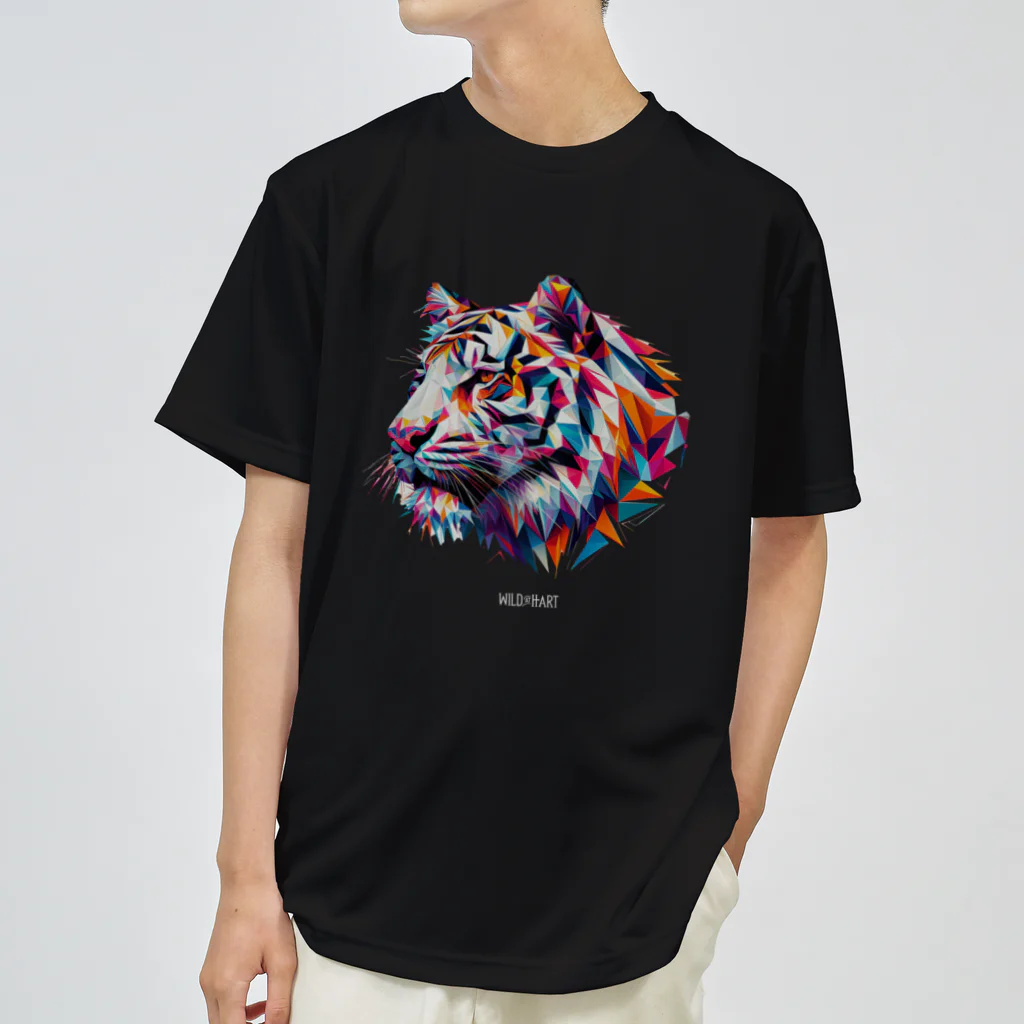 BlackSoddy'S SHOPのタイガーPolygonal ドライTシャツ