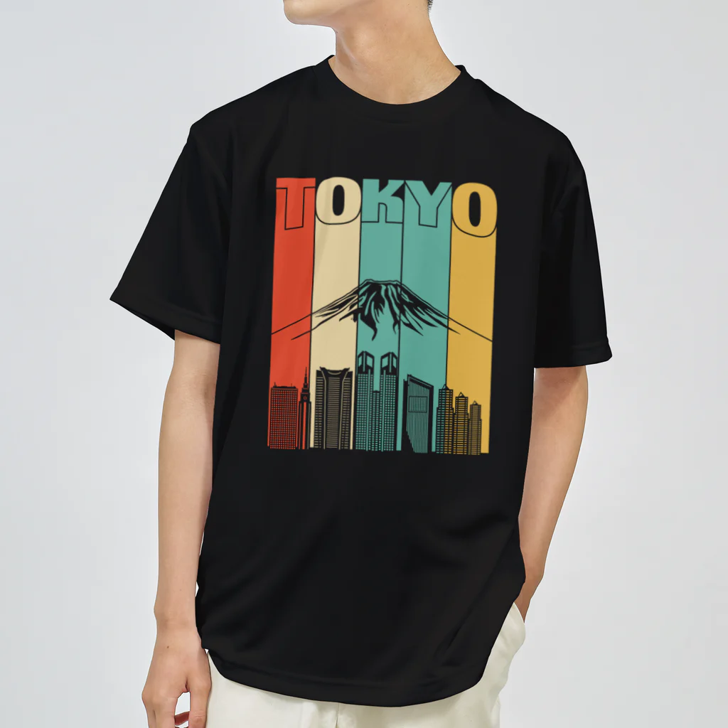 Stylo Tee Shopの東京と富士山 ドライTシャツ