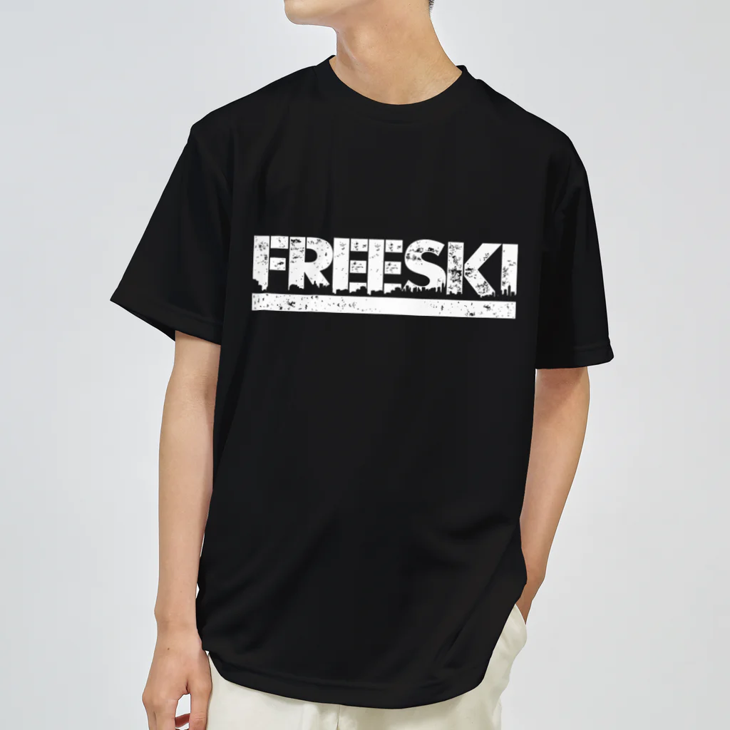 SKI NUT OFFICIAL SHOPのFREESKI ロゴ ドライTシャツ