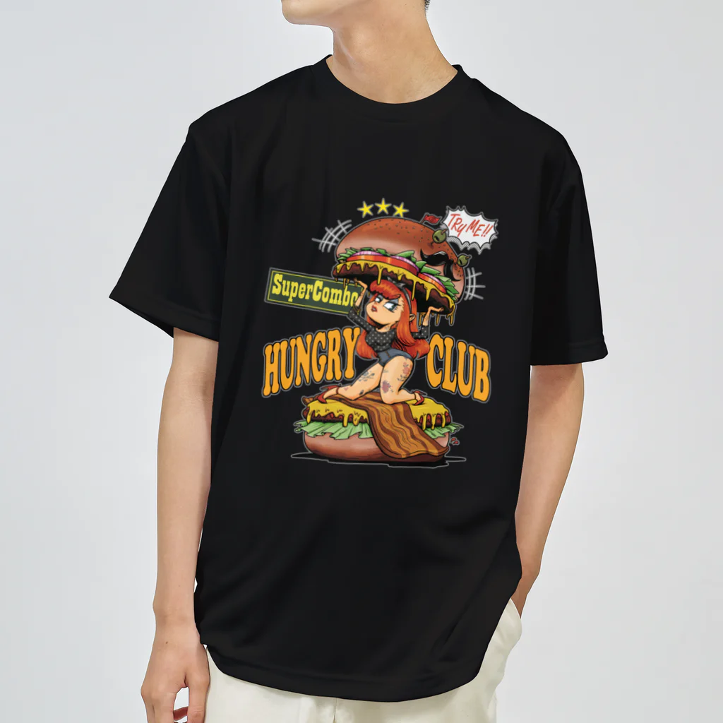 nidan-illustrationの"HUNGRY CLUB" Dry T-Shirt