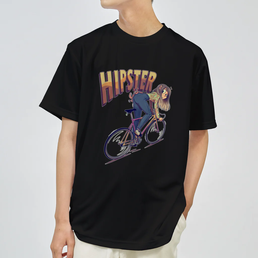 nidan-illustrationの"HIPSTER" ドライTシャツ