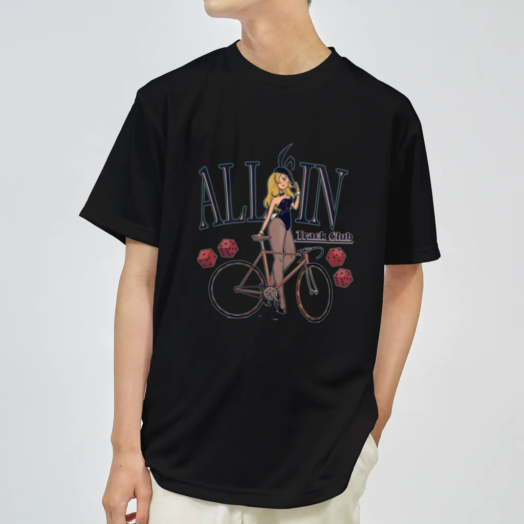 nidan-illustrationの"ALL IN -Track Club-" ドライTシャツ