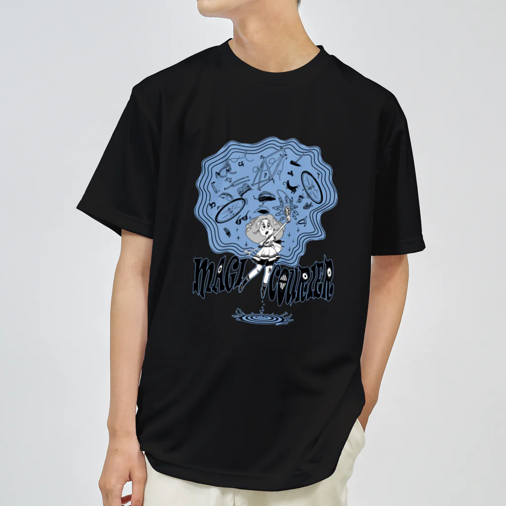 nidan-illustrationの“MAGI COURIER” blue #1 Dry T-Shirt