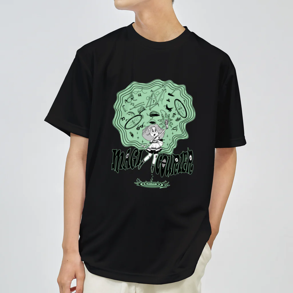 nidan-illustrationの“MAGI COURIER” green #1 ドライTシャツ