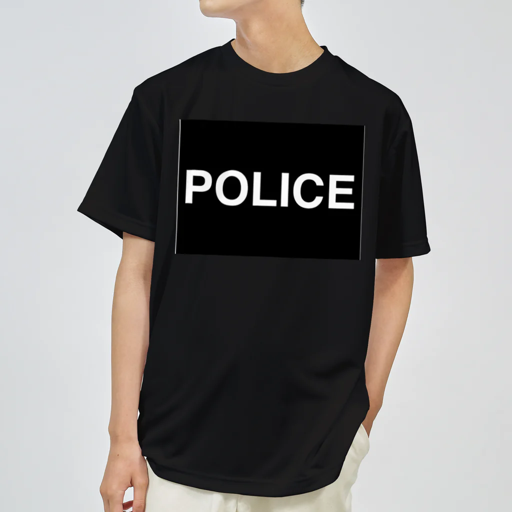 エージェントの警察応援POLICEマスク Dry T-Shirt