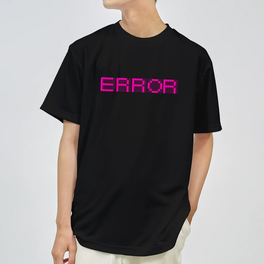 M/D(えむでぃー)のERROR ビビットピンク Dry T-Shirt