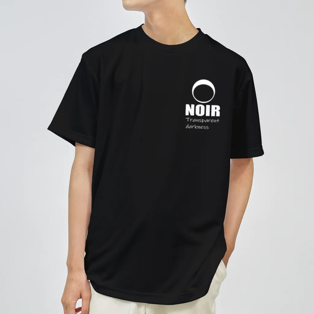 NOIR（ノアール）のNOIR縦ロゴ ドライTシャツ