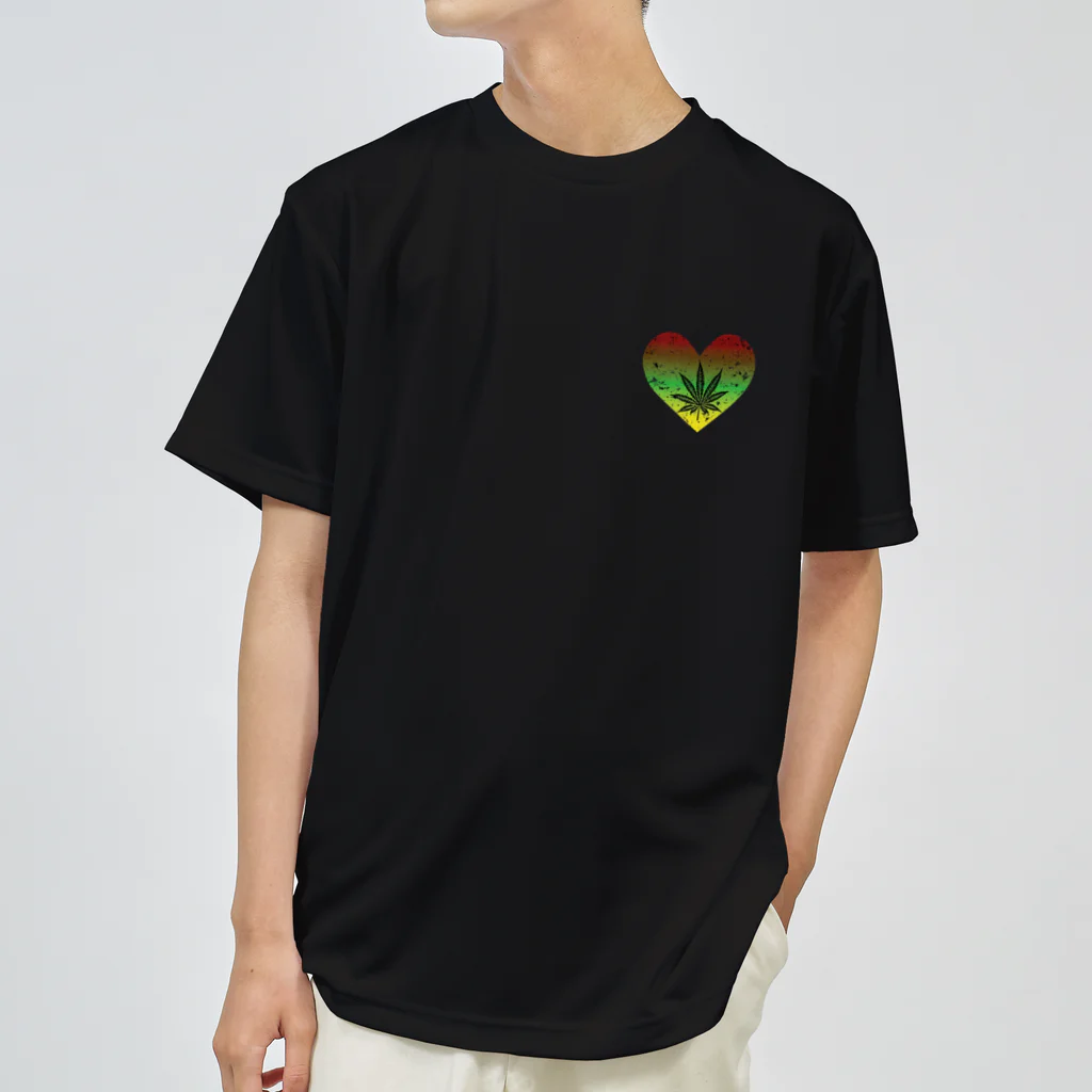 weedパロディグッズ　パロディーニ権蔵Jrのハート Dry T-Shirt