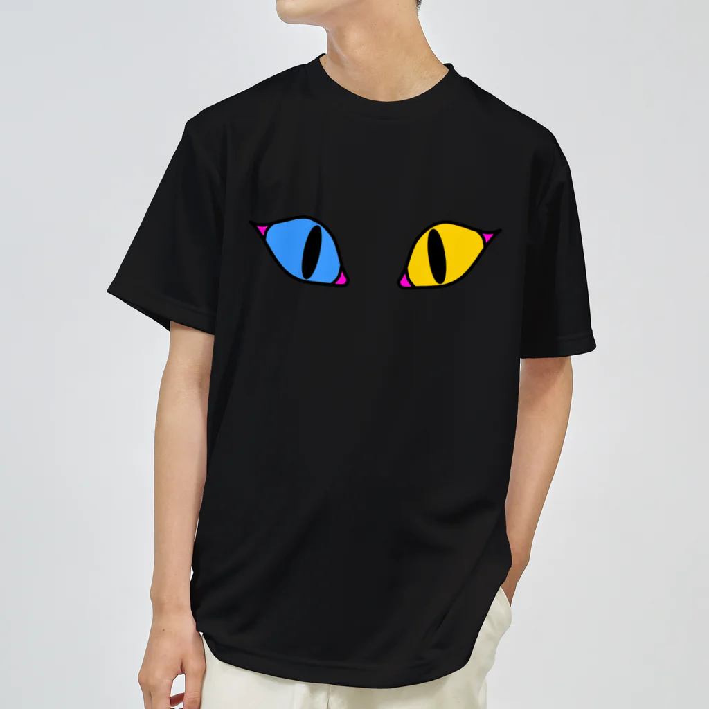 Mekki屋さんのねこおめめ Dry T-Shirt