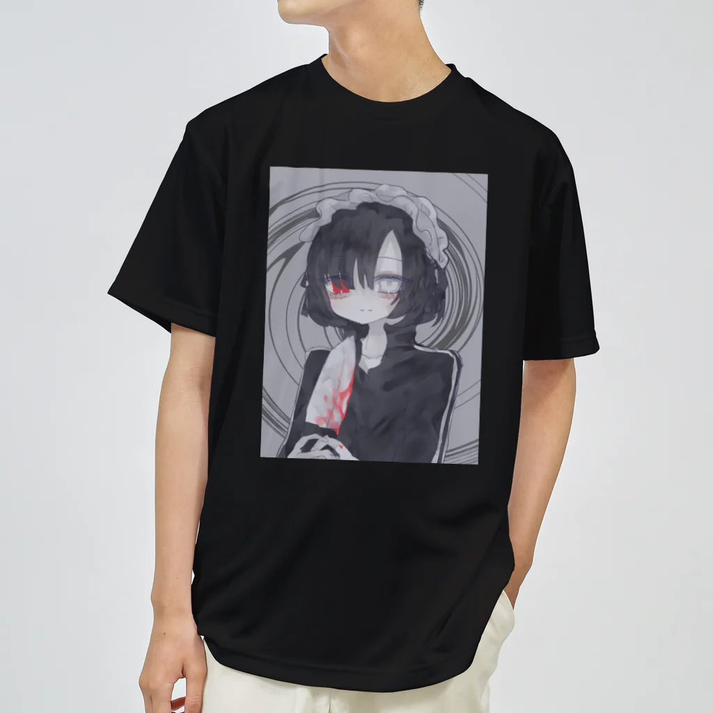 あくむ病院の紅 ドライTシャツ