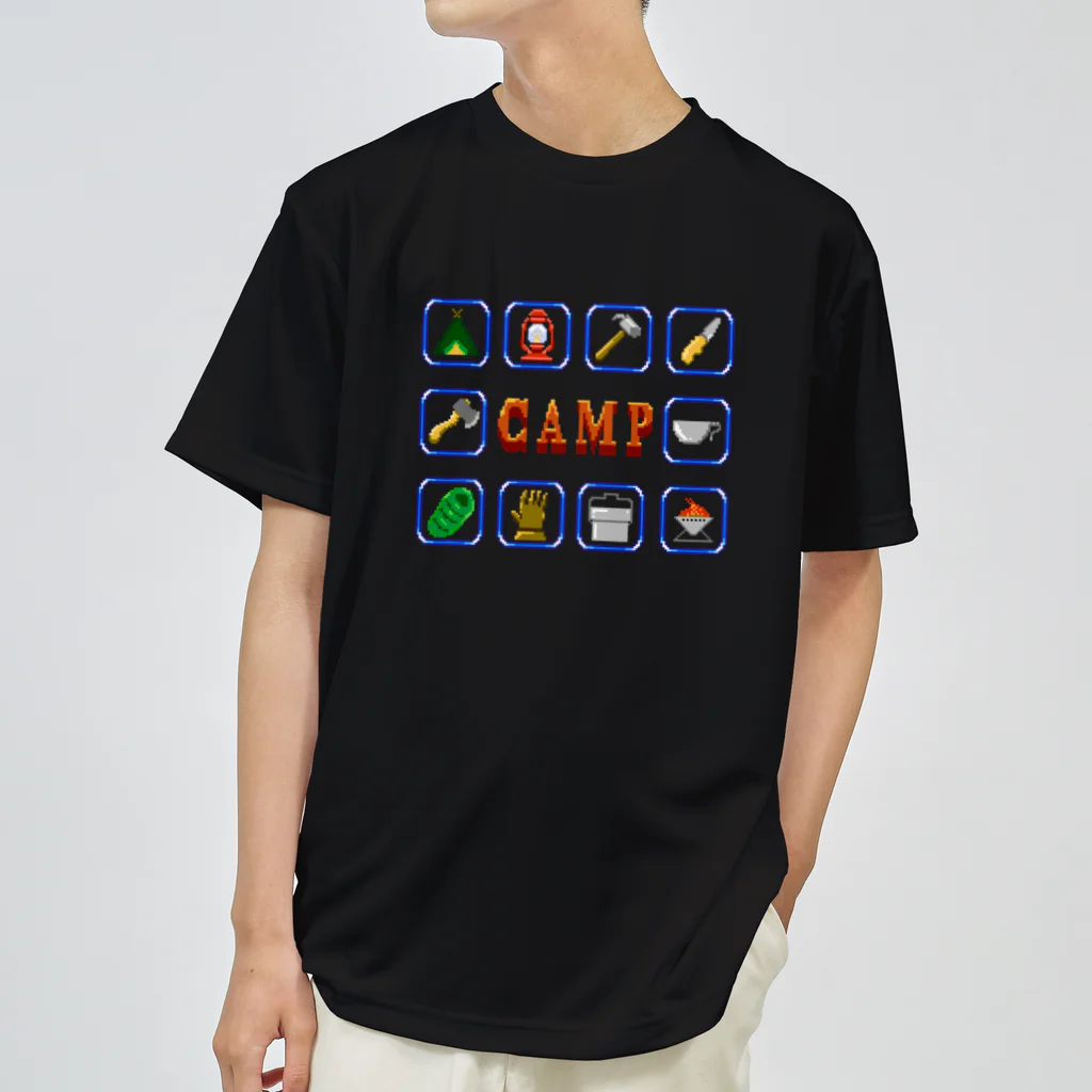 スロータイプ書店 Slowtype BooksのCAMP キャンプ 256 ドライTシャツ