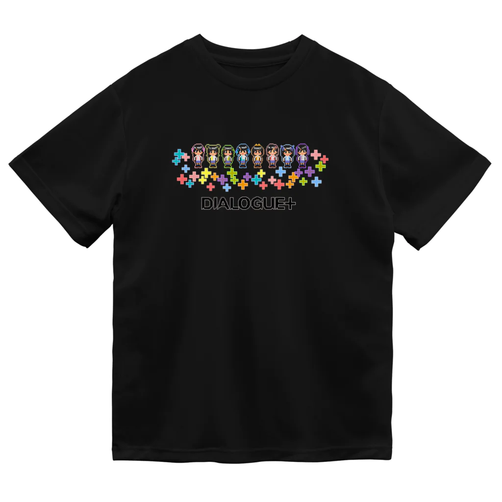 DIALOGUE＋のドットDIALOGUE＋ 箱推しドライTシャツ(黒) ドライTシャツ