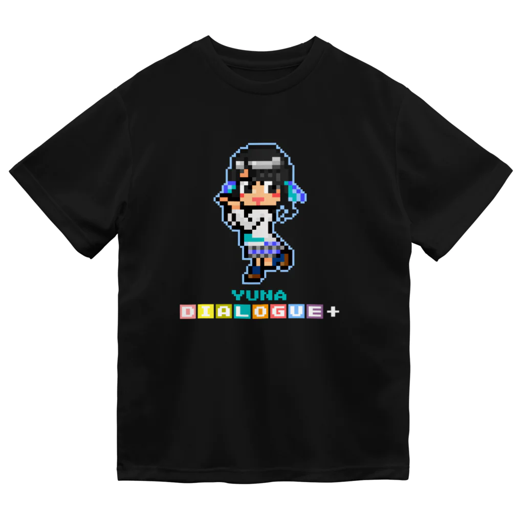 DIALOGUE＋のドットDIALOGUE＋ ゆーな推しドライTシャツ(黒) ドライTシャツ