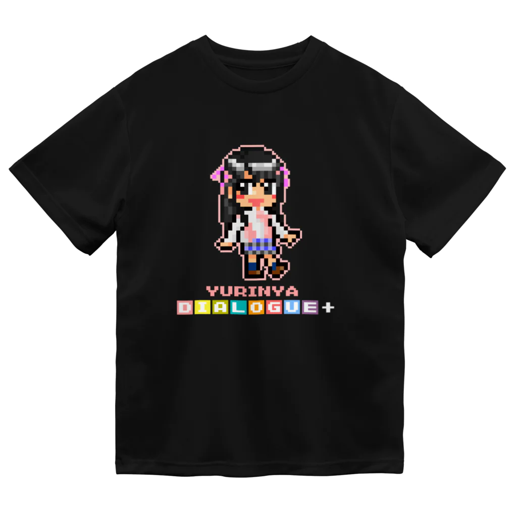 DIALOGUE＋のドットDIALOGUE＋ ゆりにゃ推しドライTシャツ(黒) ドライTシャツ