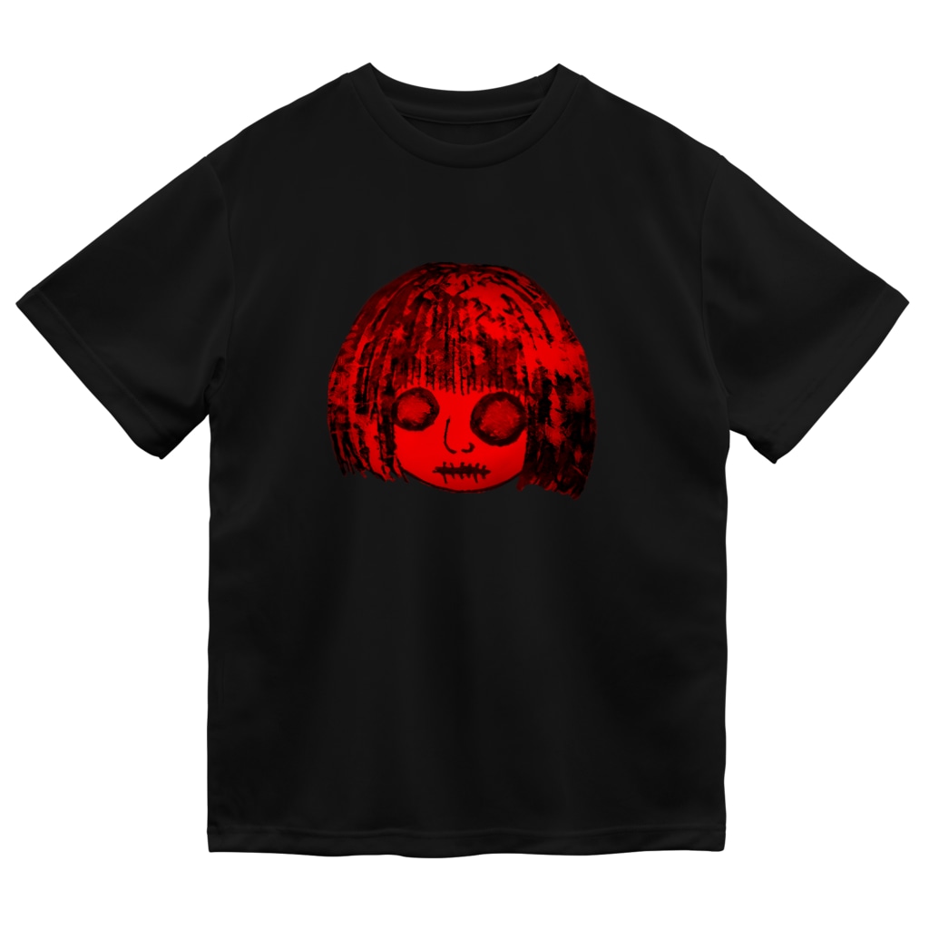 赤と黒の怖い顔 イラスト 闇 病み ジルショップ Jillvalentine Artist のドライtシャツ通販 Suzuri スズリ