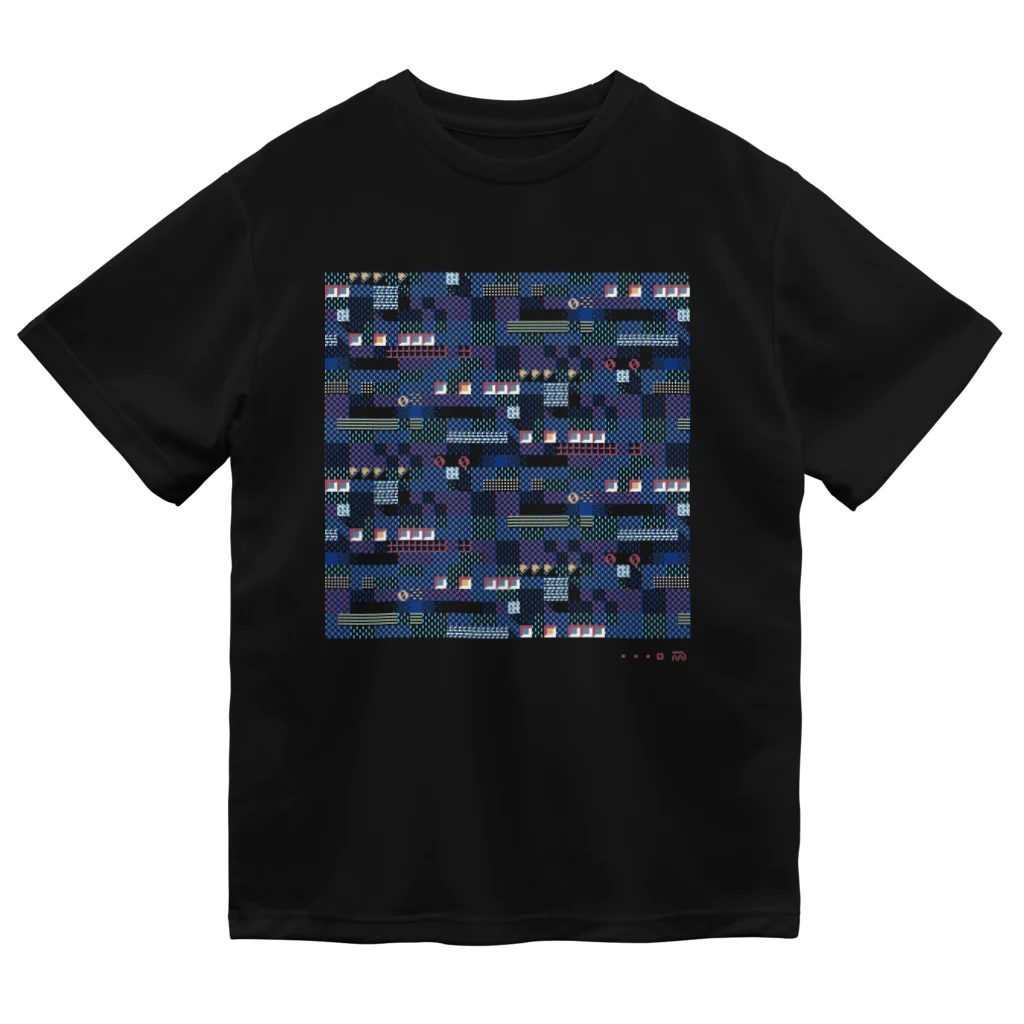 m7kenjiのpixelTextilePattern_01 ドライTシャツ