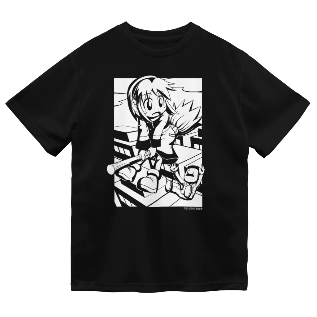 magarihiroakiの魔女っ娘つくねちゃんオリジナルTシャツ ドライTシャツ