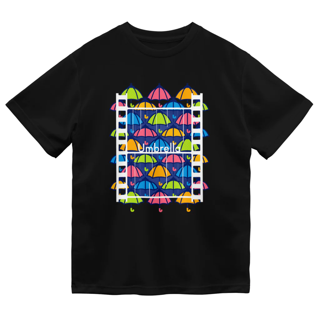 ハナドリカ SUZURI店の雨傘の照明 Dry T-Shirt