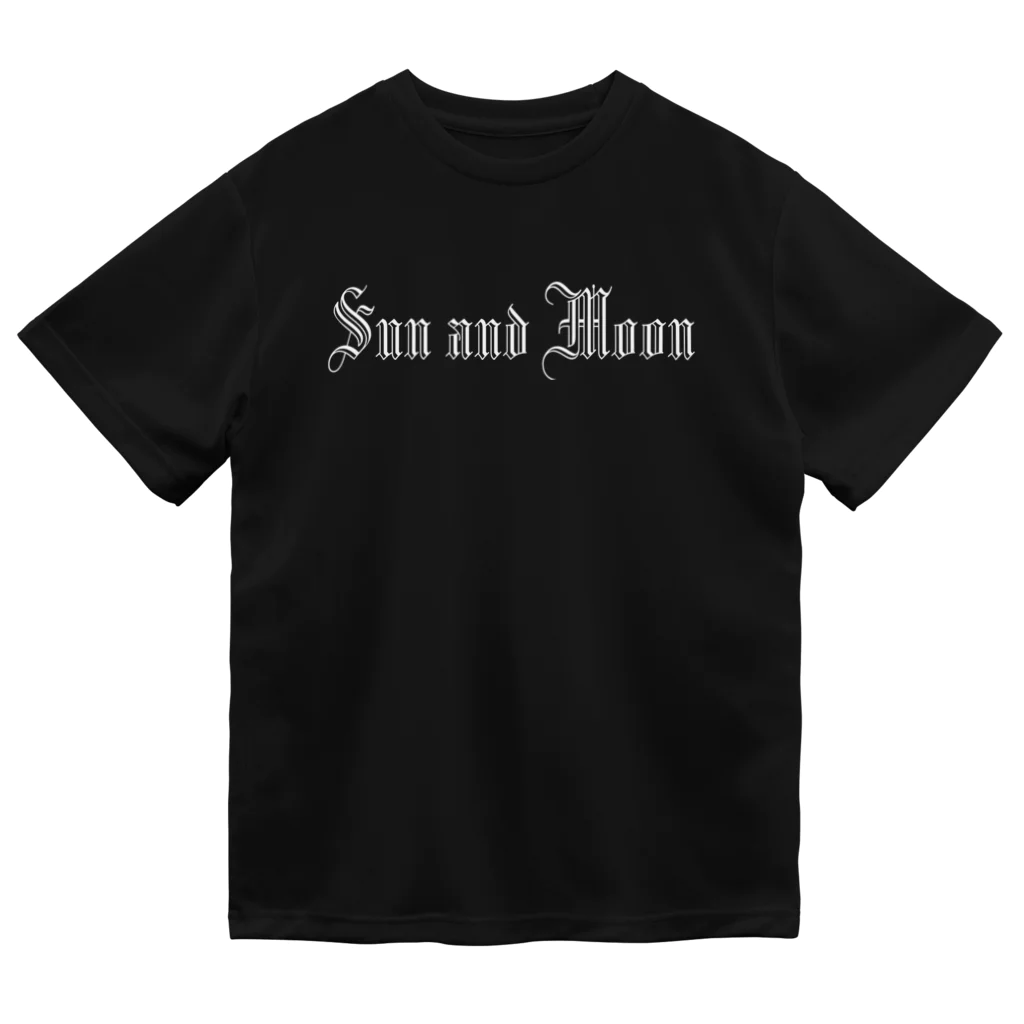 Senseの太陽と月 (Silver背面) ドライTシャツ