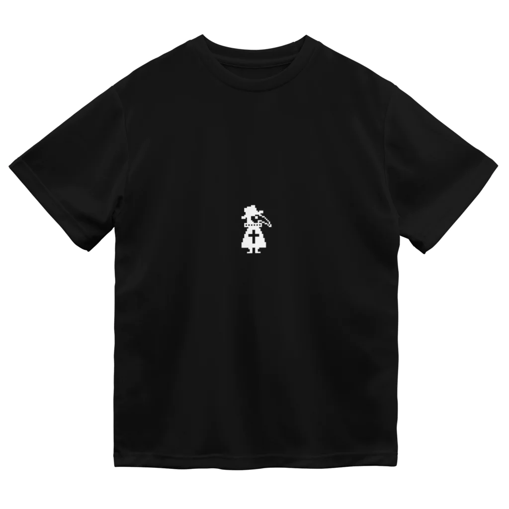 mtmtのペストマスク（ドット絵） ドライTシャツ