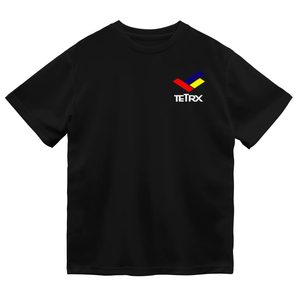 リジット・モータースポーツのTETRX透過ロゴ紺 Dry T-Shirt