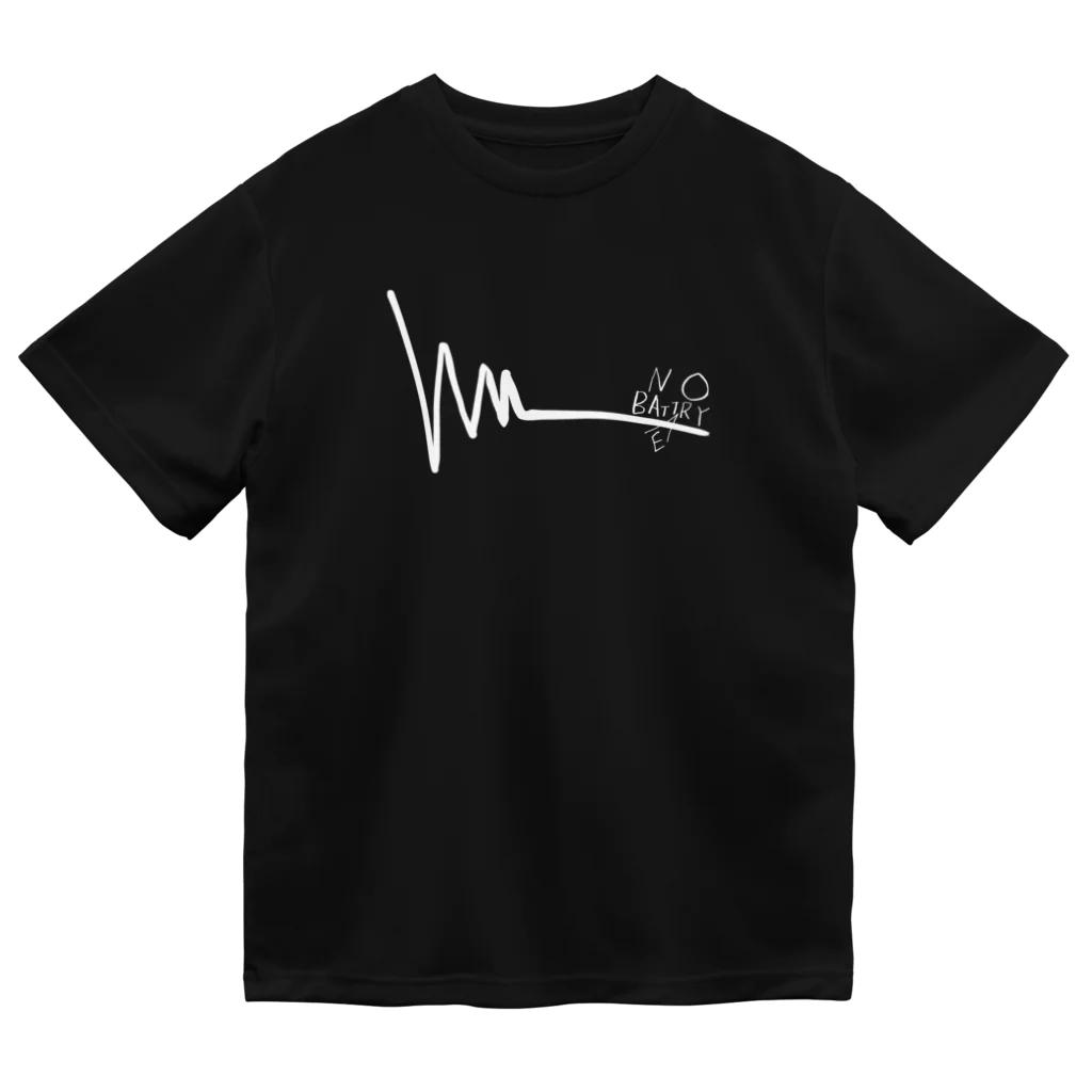 Shon_Fontの[NO BATTERY] 極度に燃料切れ  Dry T-Shirt