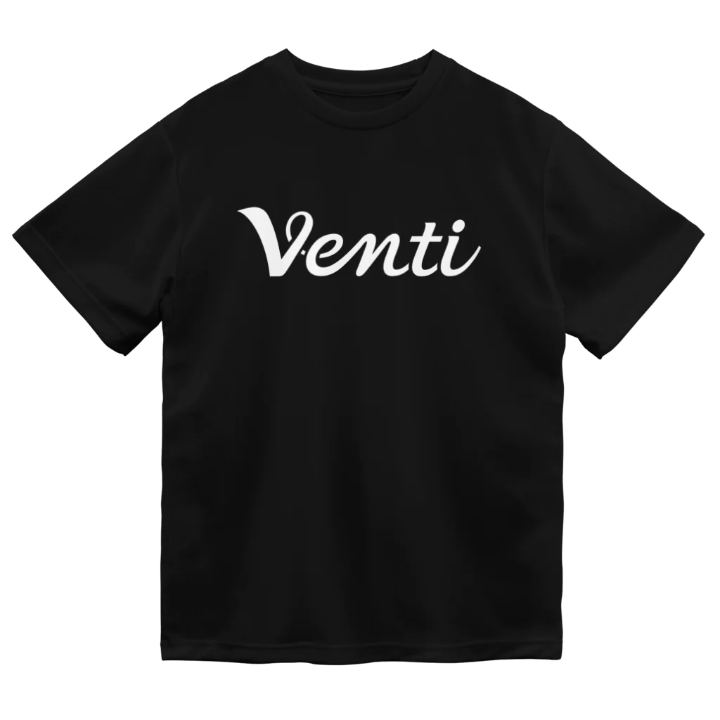 Venti_SPICELABのVenti_ノーマルロゴ_WH ドライTシャツ