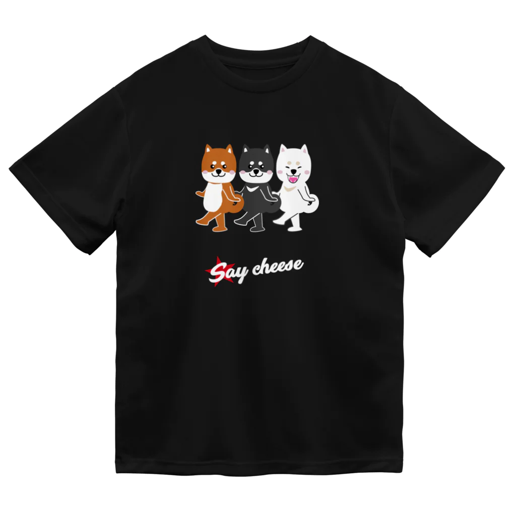 しっぽ堂のSay cheese ドライTシャツ